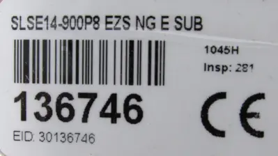 NEW BANNER SLSE14-900P8 LIGHT CURTAIN EMITTER 136746 79537 35-1/2"