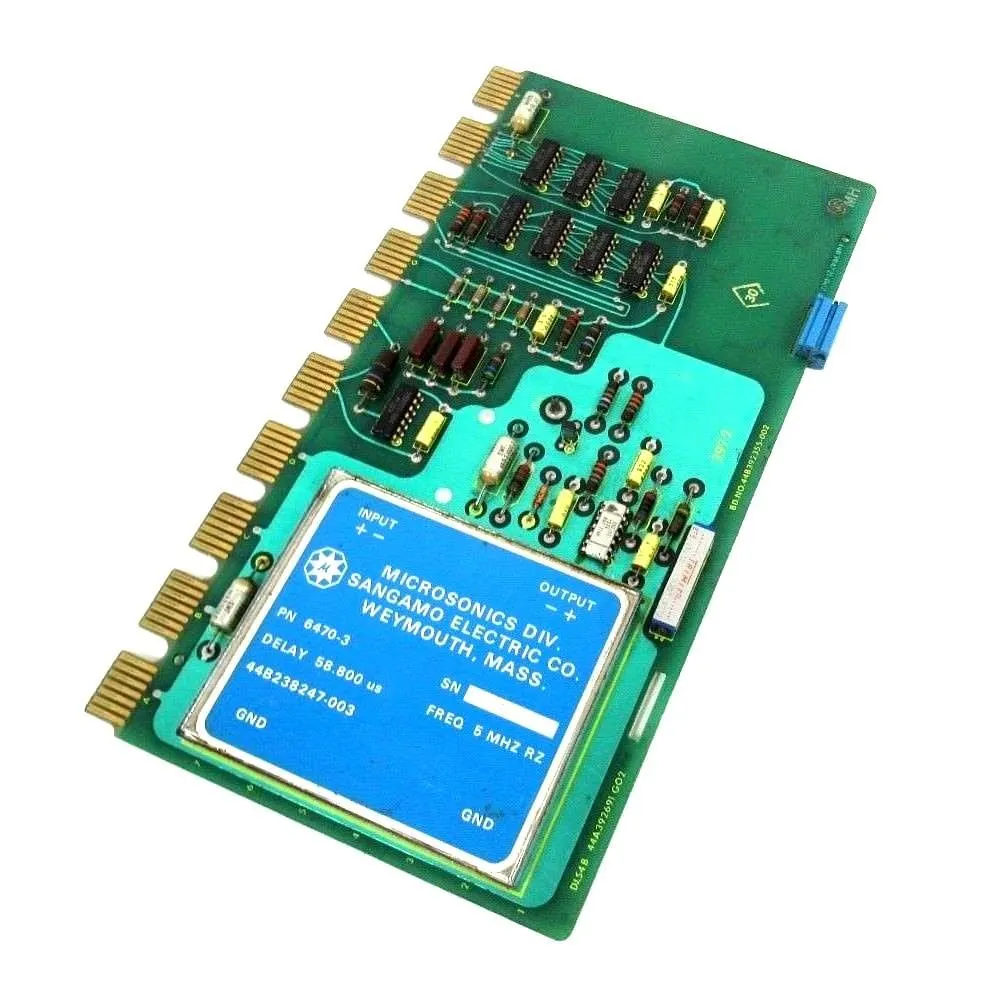 USED GENERAL ELECTRIC 3972 CIRCUIT BOARD 44B392355-002 MICROSONICS 6470-3