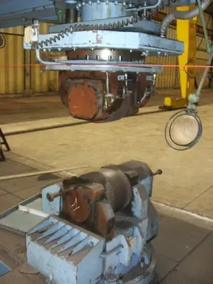 USED FAVRIN 100 TON PLATEROLL / DISH END FORMING
