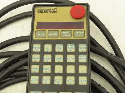 Cincinnati Milacron 3-424-1993A CNC HMI Teach Pendant Operator Control 25' Cord