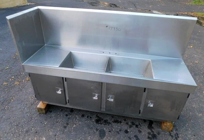Item #17330 (Custom 2 Bay Sink)
