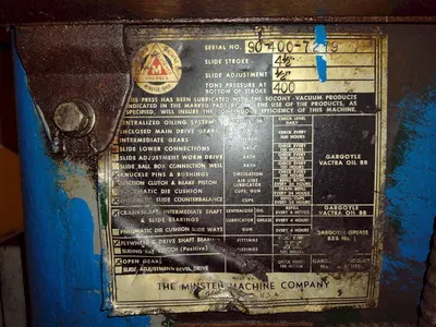 USED MINSTER 90-400-7279