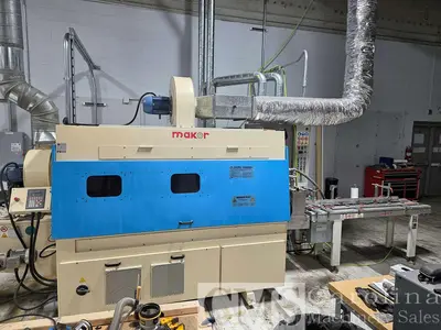 Used 2006 MAKOR FLT UV VACUUM COATER LINE WITH 9 LAMP OVEN Woodworking Complete Operations PY | CAROLINA MACHINERY SALES #1364666