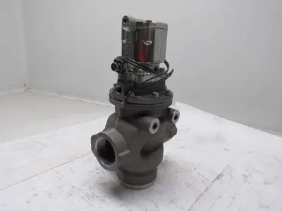 Schrader Bellows N3259300253 "N Series 1- 1/4" Hi-Flow Inline Poppet Valve