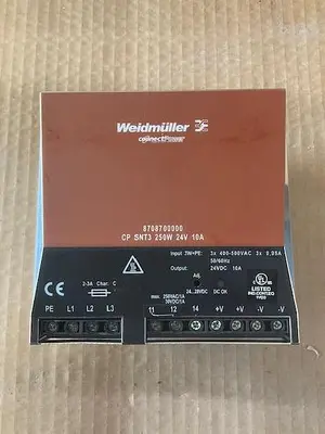 Weidmüller 3 Phase Power Supply Switch PN 8708700000