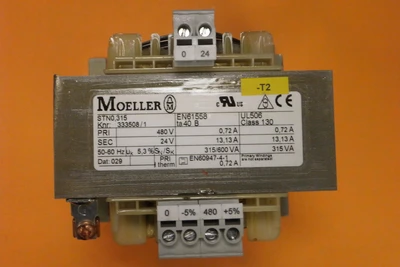 Klockner Moeller Single Phase Control Transformers  480/24V