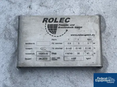 USED M Roth GmbH & Co 31,372 Gal M Roth GmbH Storage Tank, 304 S/S