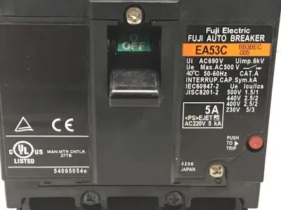 USED FUJI ELECTRIC EA53C-5