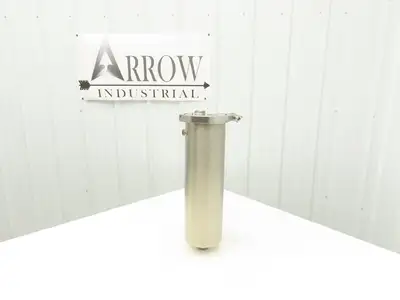 304 Stainless Water Circulator Housing 2 Gallon Tank 1.5" Tri-Clamp 6"x 21"L