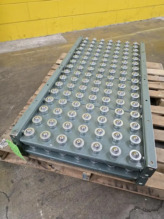 Used HYTROL ROLLER BALL TRANSFER  CONVEYOR Roller Conveyors Wisconsin US | Packer City Sales #1298057