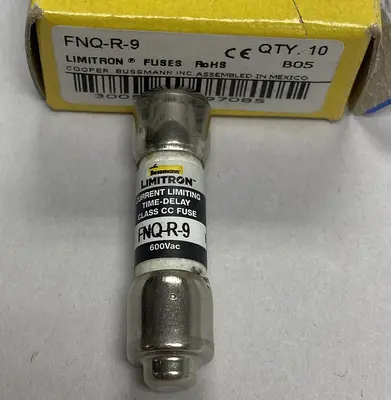 New | in-Stock COOPER BUSSMANN FNQ-R-9 Miscellaneous Equipment (Electrical & Power) Ohio US | Surplus Asset Holdings #1235278