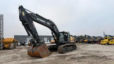 Used 2024 HYUNDAI HX520AL Crawler Excavators Texas US | National Equipment Dealers #1422348