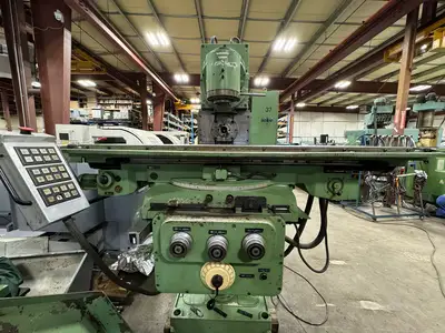 HECKERT FU 400 manual universal milling machine with electronic feed control system