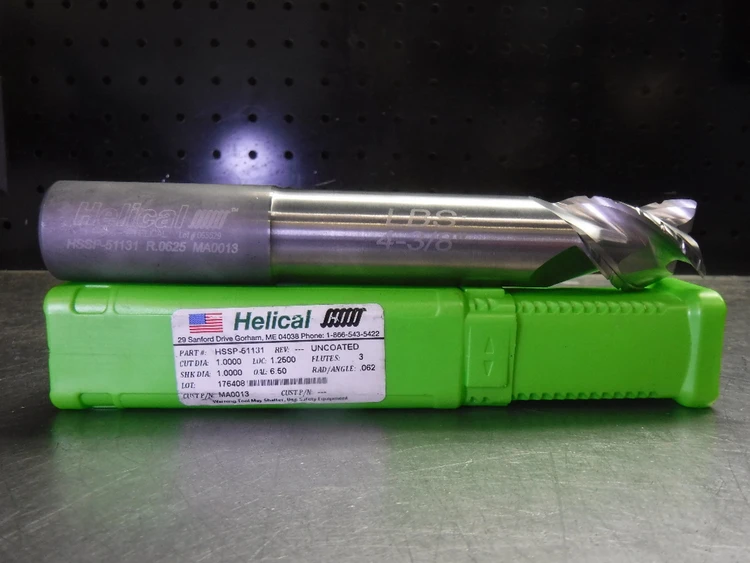 New | in-Stock HELICAL SOLUTIONS _UNKNOWN_ Carbide Endmills Michigan US | Superior Machine & Tool Inc #215095