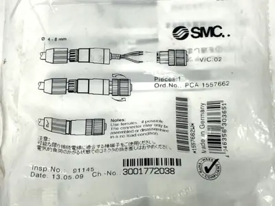 New | in-Stock SMC Field-Wireable Communication Cable Connector EX600 Bus Bars & Plugs Michigan US | Maverick Industrial Sales #1398500