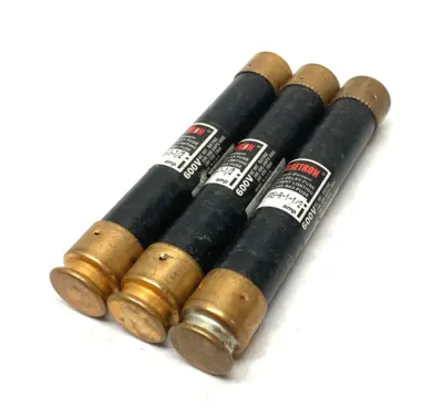 USED BUSSMANN FUSETRON DUAL-ELEMENT TIME DELAY FUSE CLASS RK5