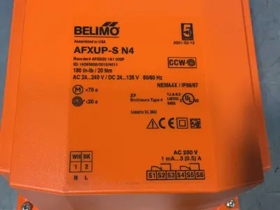 Used BELIMO AFXUPS N4 Rotary Actuators Ohio US | HGR 24 #1411403