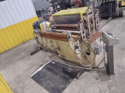 36" YODER POWERED SLITTING HEAD WITH FEED ROLLS: STOCK #22948