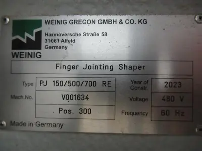 USED WEINIG PROFIJOINT