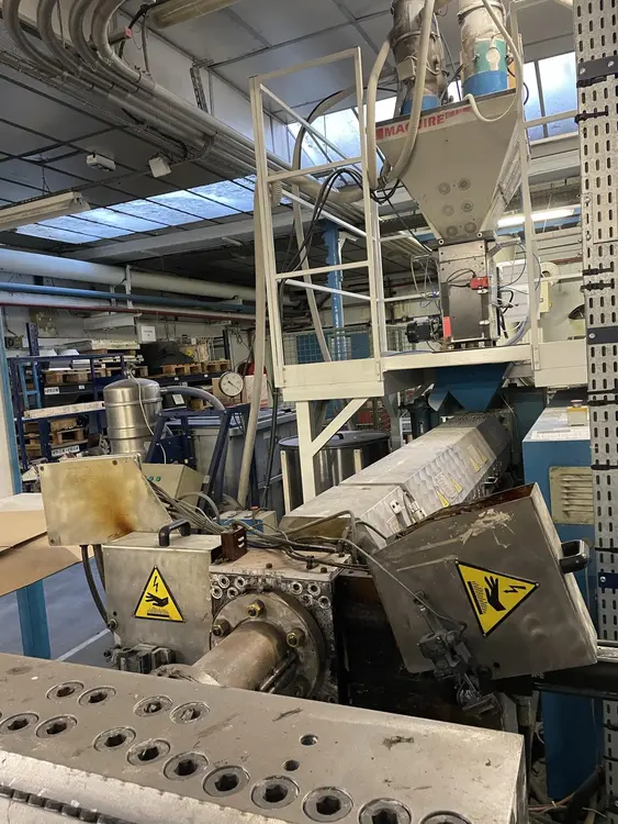 Used 2004 AMUT 400 KG/HR IN PS Extruders Florida US | ESCOBAR TRADING, INC. #202886