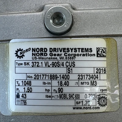 NEW Nord SK372.1VL-90S/4CUS