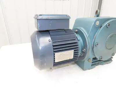Sew SF72DT90L4 Worm Gearbox 114:1 Reducer 15RPM 2Hp 230/460V 3Ph 1-3/4" Shaft
