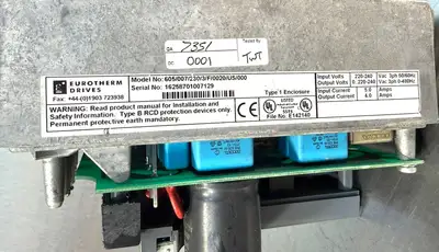 Eurotherm SSD Inverter Drive 605/007/230/3/F/0020/US/000 (3.3.4)