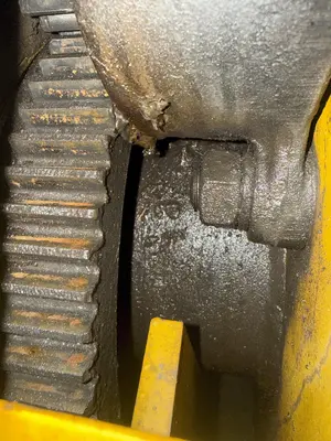 25 TON P&H OVERHEAD BRIDGE CRANE HOIST, NEW 1998, 66" GAUGE: YOBRO #24847