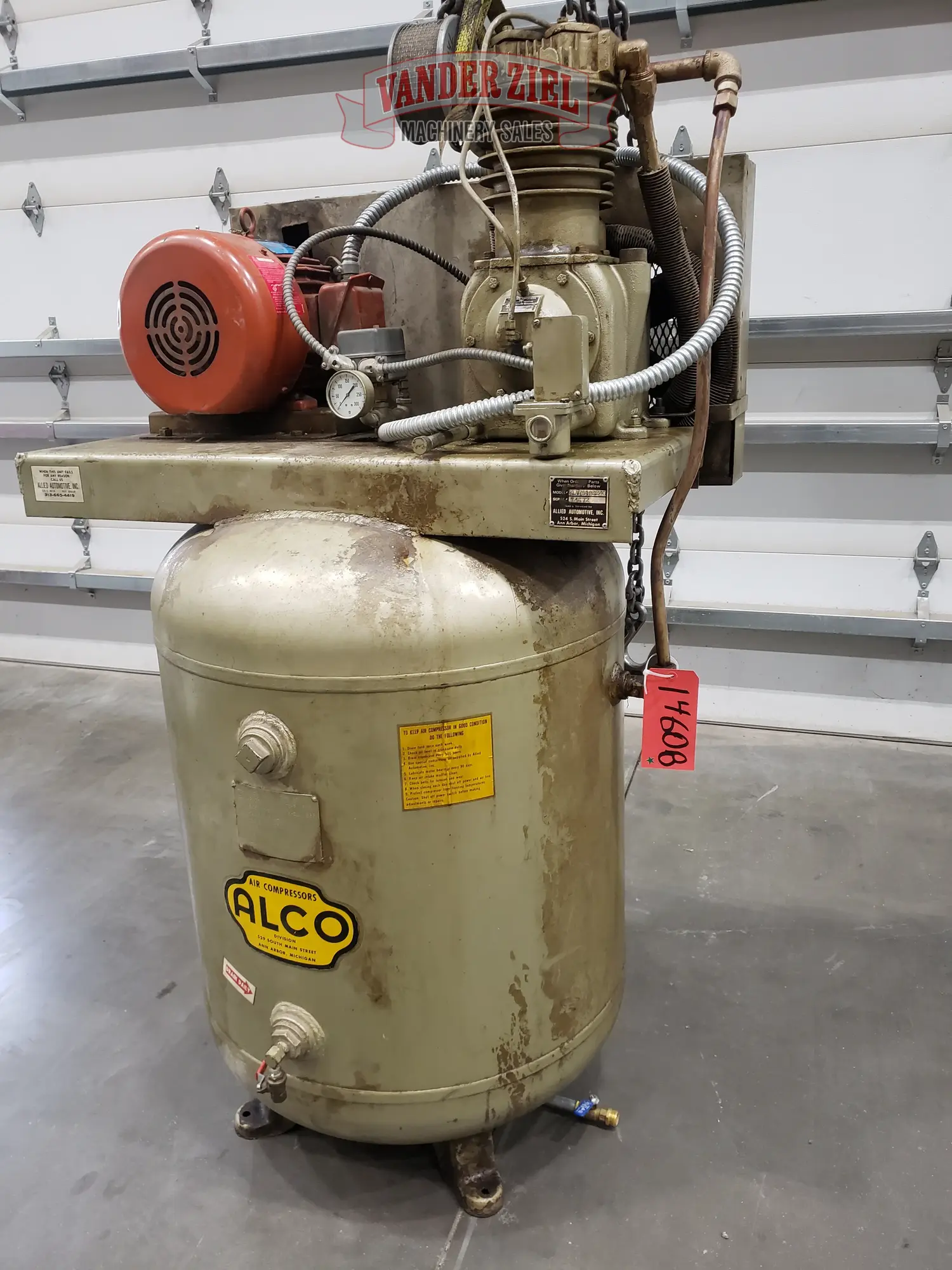 Used AMERICAN 340TV Air Compressors (Misc) Michigan US | Vander Ziel Machinery Sales #482471