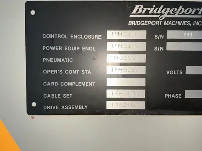 Used BRIDGEPORT V2XT Vertical Mills Ohio US | HGR 24 #1548284