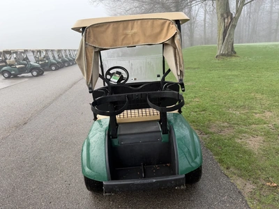 (1) 2019 E-Z-Go EFI golf cart with a Kawasaki gas engine, model 657061G01, includes canopy, fold-dow...
