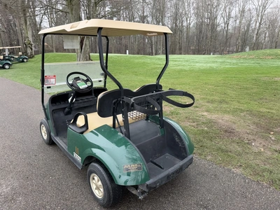 (1) 2014 E-Z-Go golf cart with a Kawasaki gas engine, does not include Club canopy or ball washer, f...