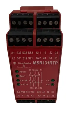 ALLEN BRADLEY 440R-C23137 SAFETY RELAY MSR131RTP 115V AC SER.B NEW, SURPLUS
