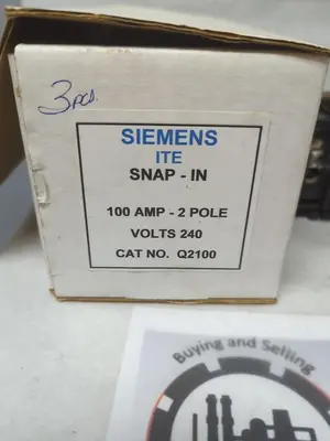 Used SIEMENS Q2100 Miscellaneous Equipment (Electrical & Power) | Surplus Asset Holdings #1197052