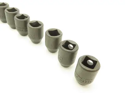 Williams 7206M 3/8" Drive 6MM 6 Point Impact Socket Shallow 1" OAL Lot of 10