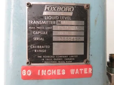 Foxboro Pneumatic Liquid Level Transmitter type 13FA