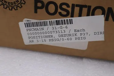PMV MODEL 1515 PNEUMATIC VALVE POSITIONER - STOCK GF-424