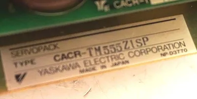 YASKAWA CACR-TM555Z1SP SERVOPACK SERVO DRIVE CACRTM555Z1SP
