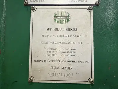 USED SUTHERLAND HD1-600-43-67