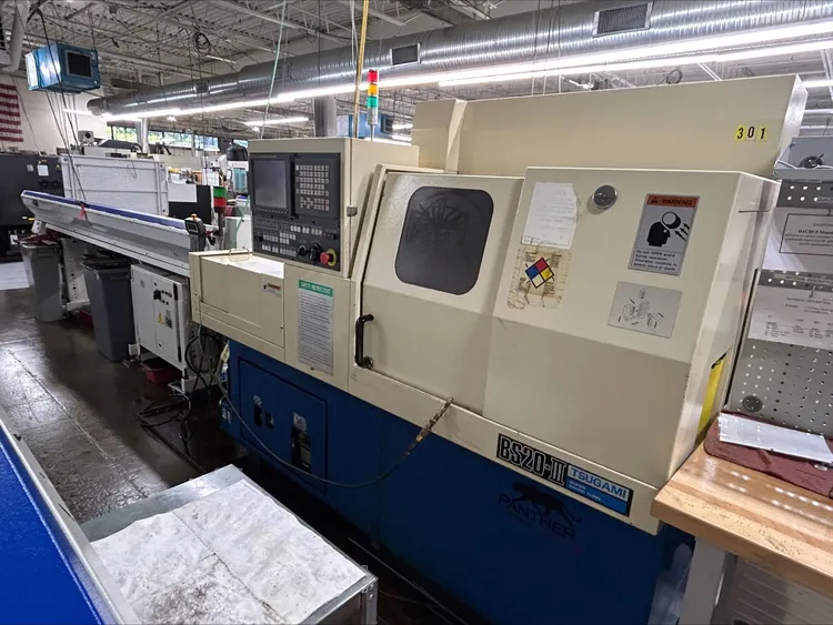 2002 TSUGAMI BS20B-III Swiss Type Automatic Screw Machines | Global Machine Brokers, LLC