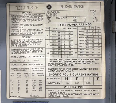 GENERAL ELECTRIC AC361RG Electrical/PLC/Automation | ESS Industrial Equipment Sales (7)