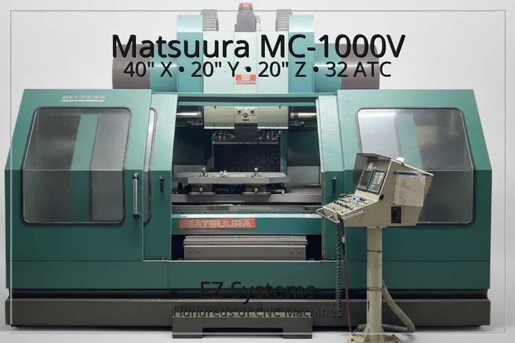Used 1993 MATSUURA MC-1000V Vertical Machining Centers Washington US | [EZ] EZ Systems #1287122