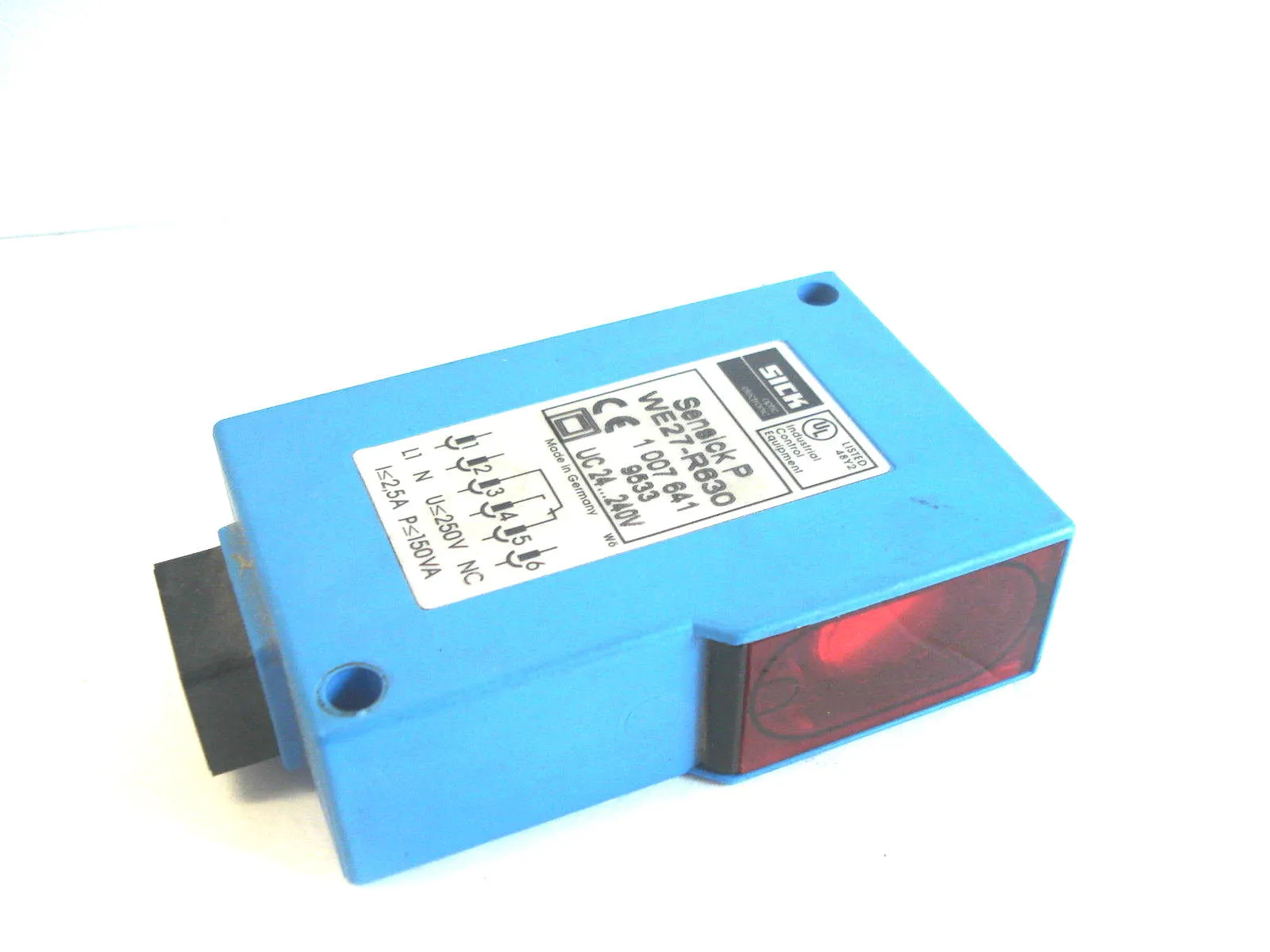 USED SICK OPTIC WE27-R630 PHOTOELECTRIC WE27R630