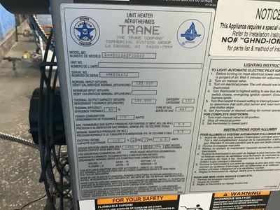 Used TRANE GHND012ADF1000D Miscellaneous MRO Ohio US | HGR 24 #1305054