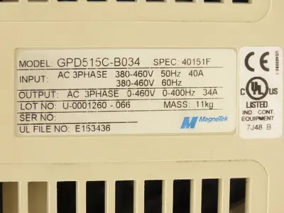 Used MAGNETEK _UNKNOWN_ Variable Speed Drives Indiana US | Arrow Industrial #1364864