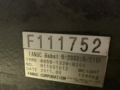 Used 2011 FANUC R-2000IB/210F Robots Michigan US | RAB Industries, Inc. #183886