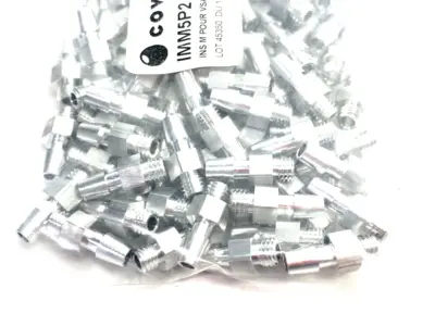 NEW COVAL HOLLOW SCREW BARBED FITTING M5 ALUMINUM FOR SUCTION CUP