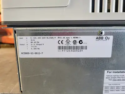 NEW ABB ACS800-U1-0011-7