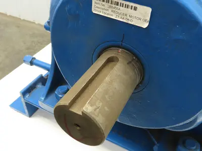 Foote Jones Inline Gear Reducer Drive with Motor Mount 244:1 Ratio