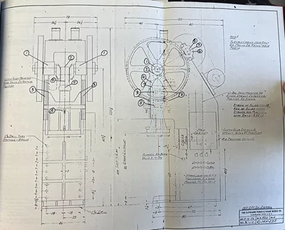 1956 CLEVELAND 14H-200 Gap Frame (OBS) Presses | Universal Press & Machinery (UPM) (9)